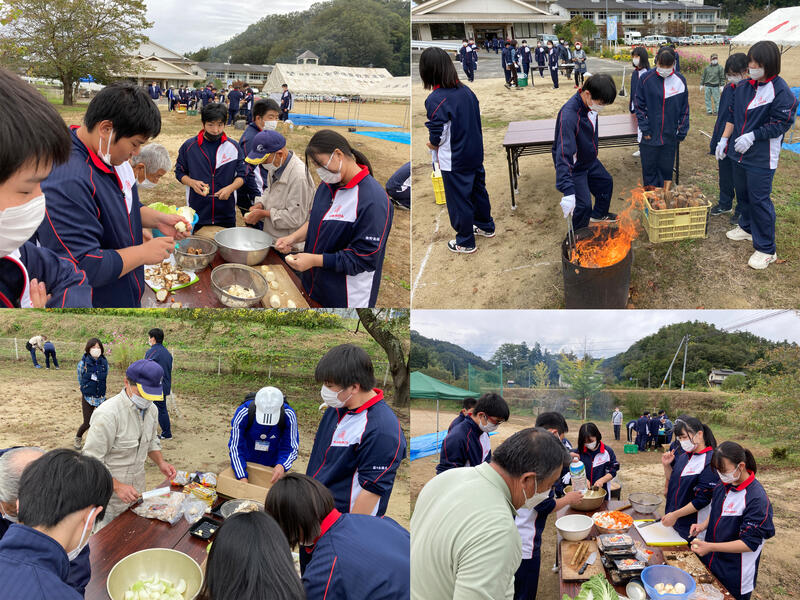 小島地区炊出し体験03